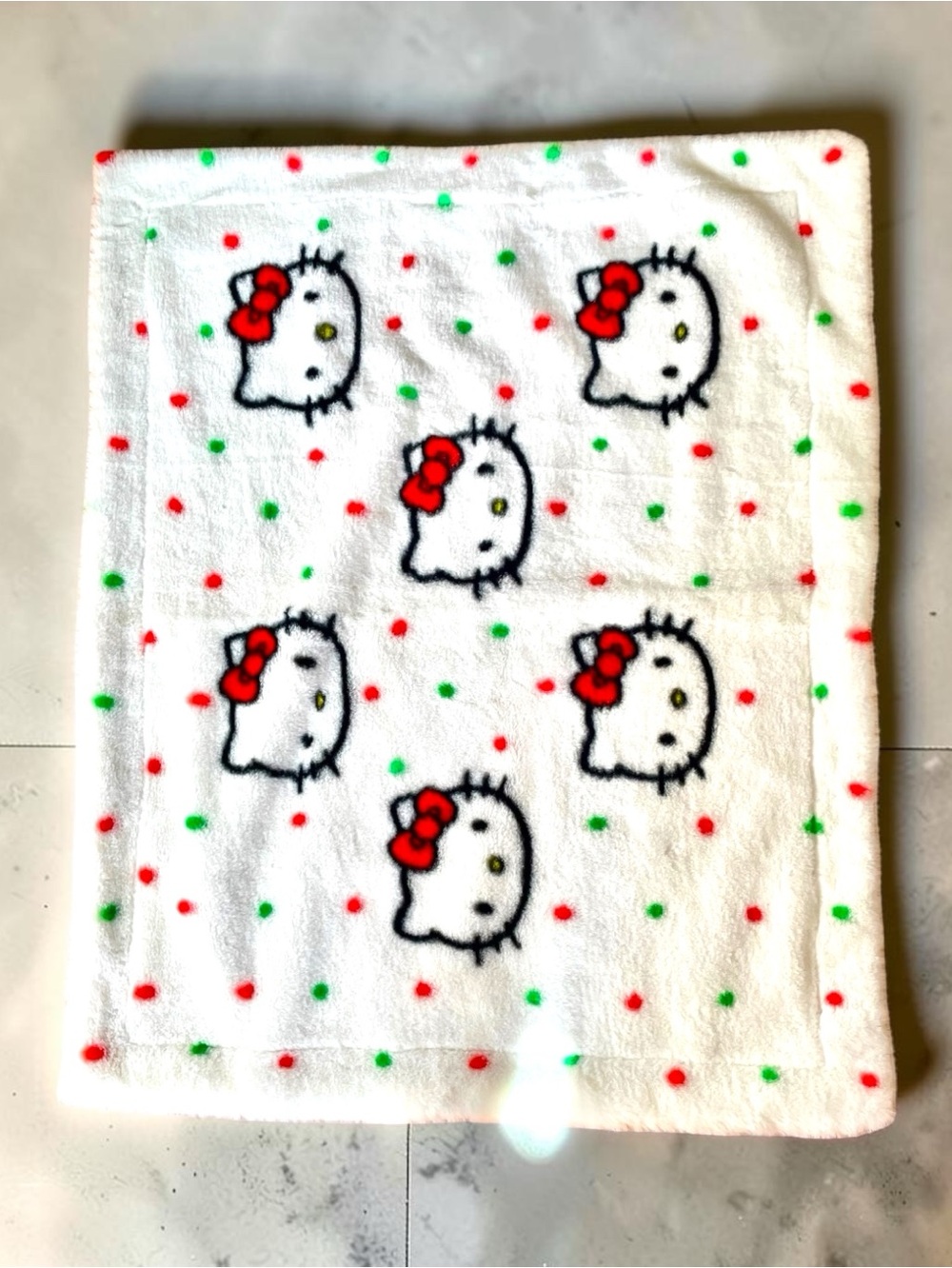 Hello Kitty pillow sham, very soft and cuddly, never used